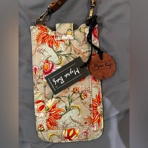 Myra Bag Floral Crossbody - Red and Cream